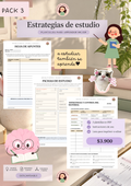 PLANILLAS para aprender estrategias de estudio